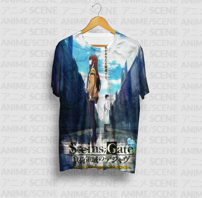 Camiseta Camisa Steins;gate Série Anime Kurisu